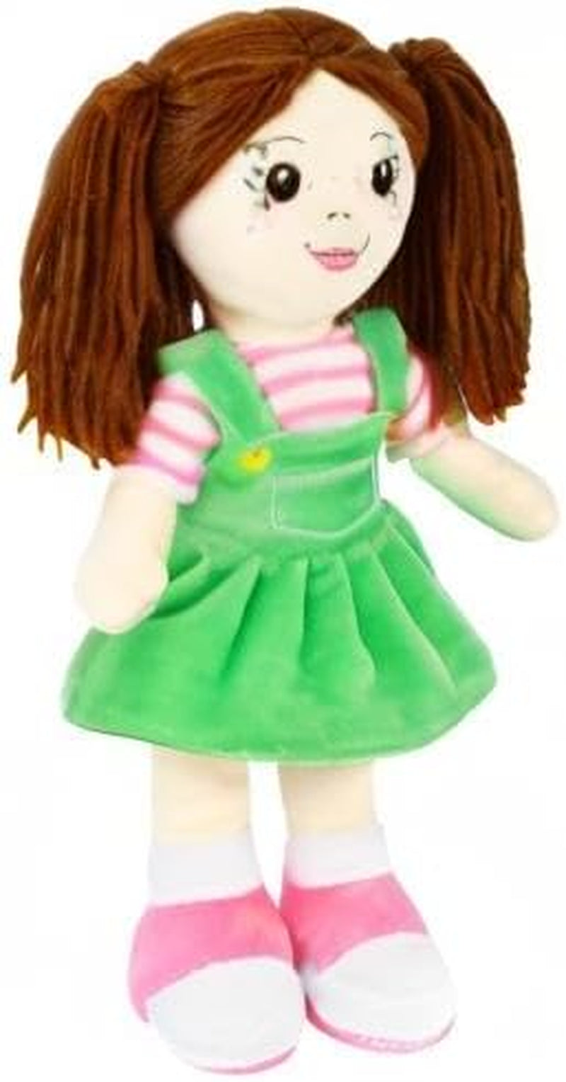 14” Soft Baby Doll - Plush Rag Dolls for 2 Year Old Girls & Boys, Toddler & Infants - Washable & Sensory Fabric Body - 3Pc Set