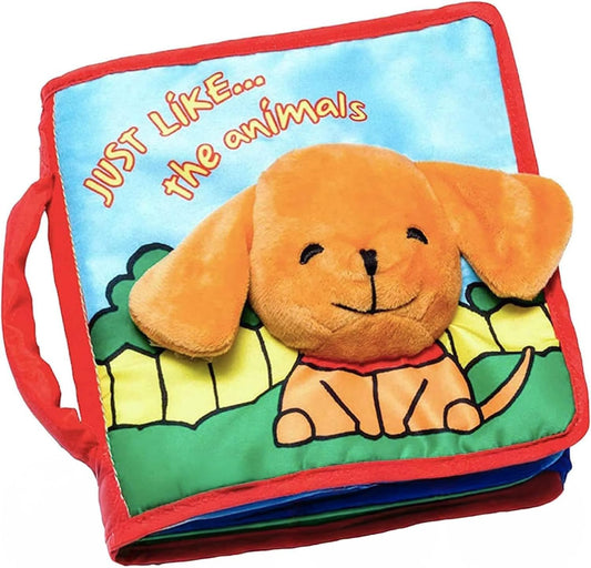 Stimulating Baby Crinkle Books for 0-6 Months and 6-12 Months Infants - Toys Gift for 1 Year Old - Soft Cloth Animals Baby Books for Gifting